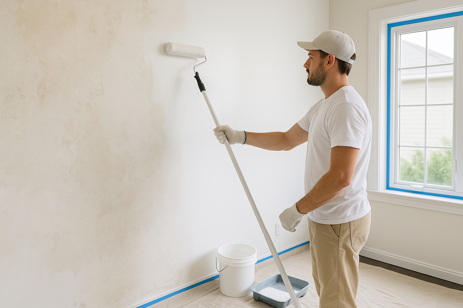 Burlington wallpaper removal project 2